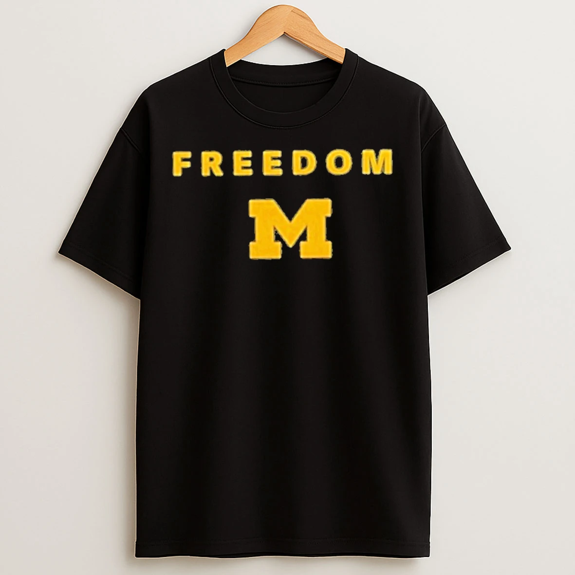 University Of Michigan Campus Freedom Charlie Kirk 2 Sided T Shirts