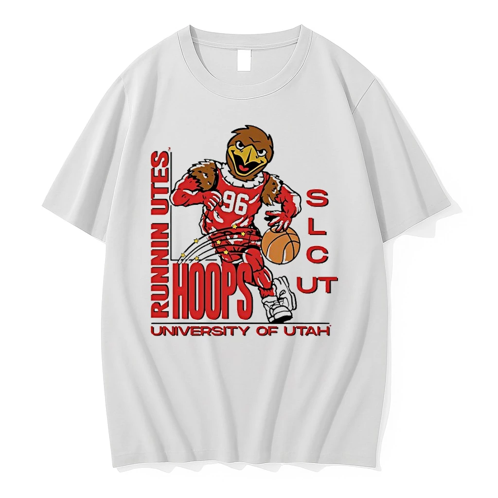 University Of Utah Runnin Utes Hoops Swoop Mascot Shirts
