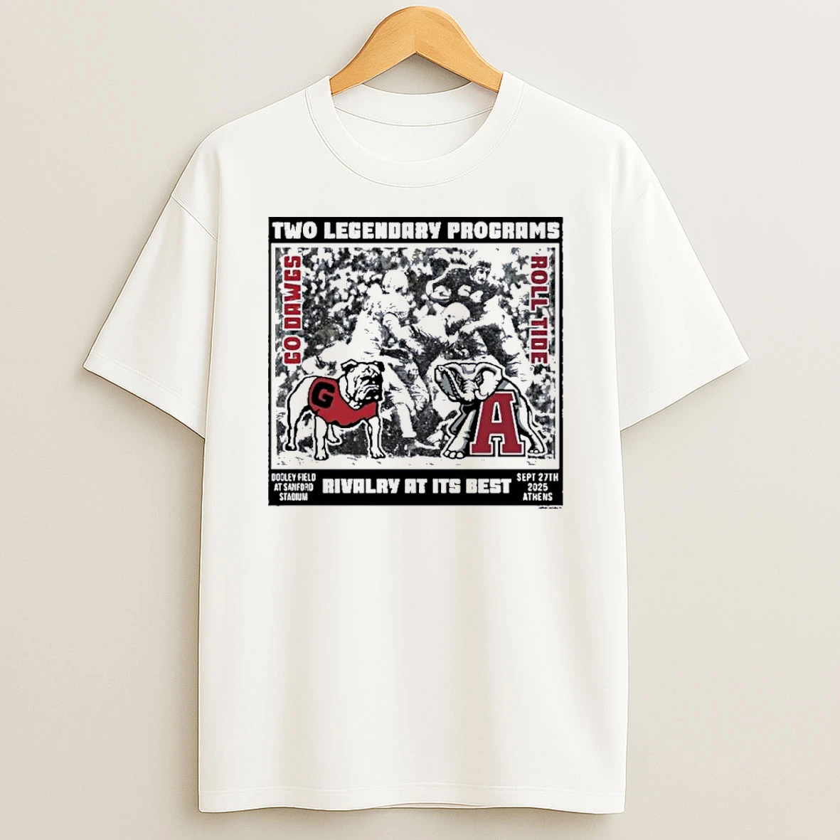 University Of Georgia Football Vs Alabama Gameday Rivalry At Its Best Shirts