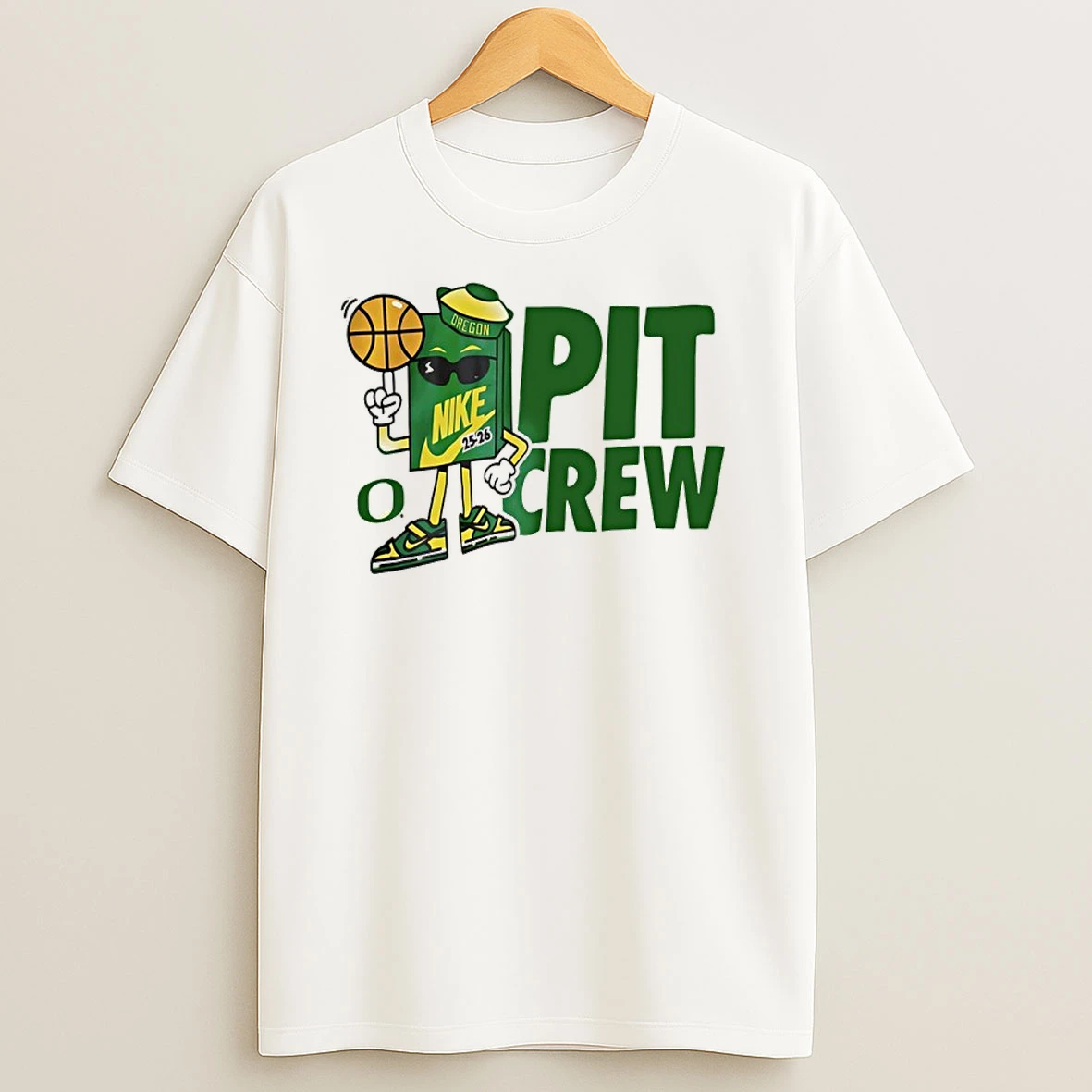 University Of Oregon Pit Crew 2025 2026 T Shirts