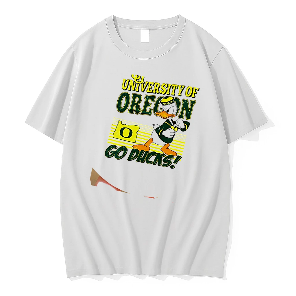 University Of Oregon Basketball Go Ducks Running 2025 Mascot Shirts