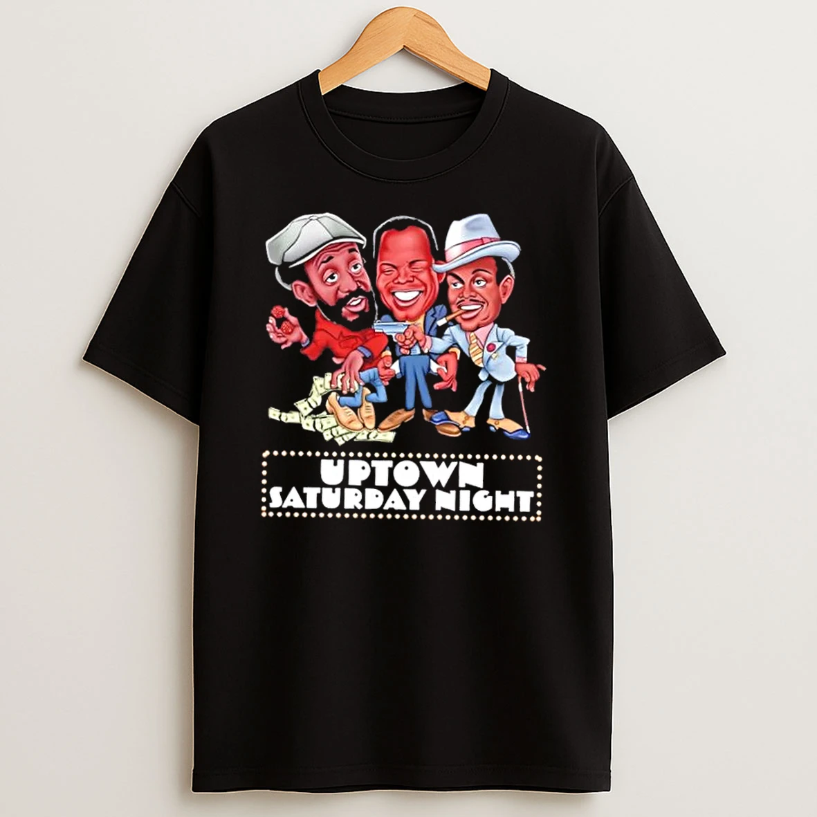 Uptown Staturday Night 1974 Caricature Vintage Shirts