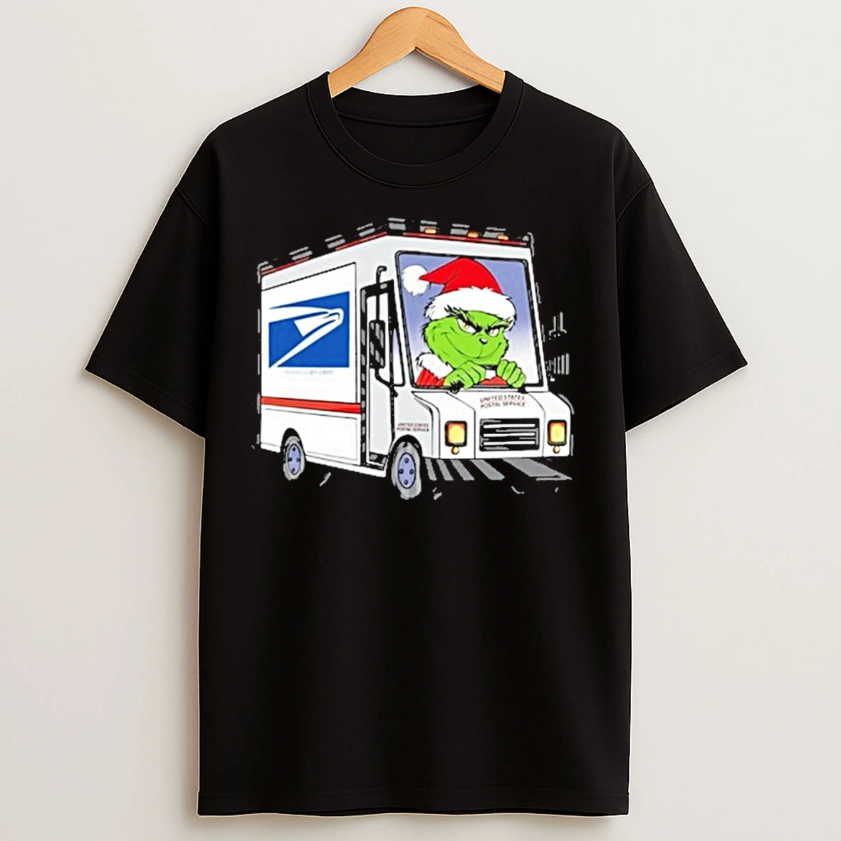 Usps X Santa Grinch Car T Shirts