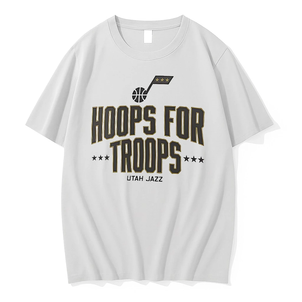 Utah Jazz Hoops For Troops Shirts