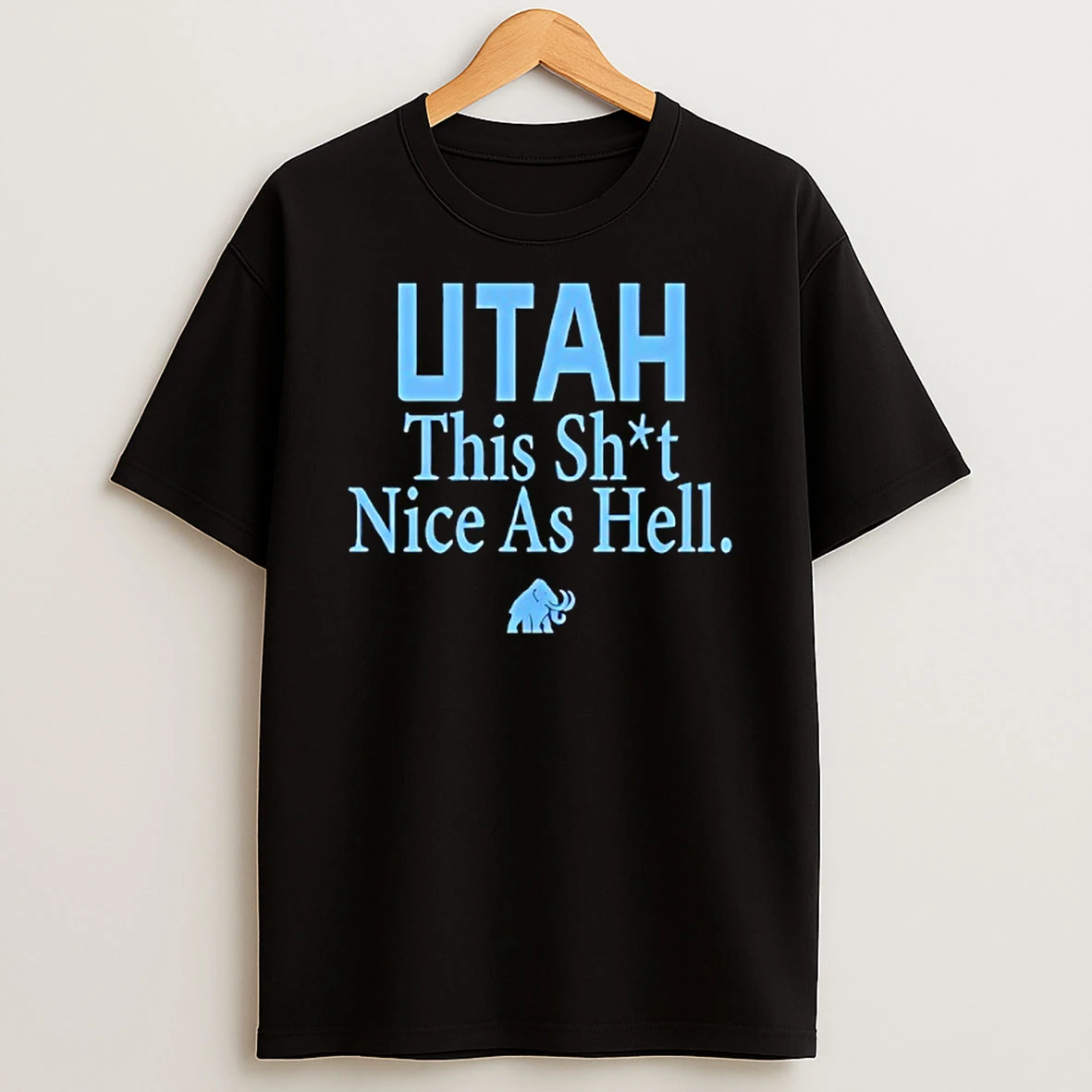 Utah Mammoth Ice Hockey This Shit Nice As Hell Shirts