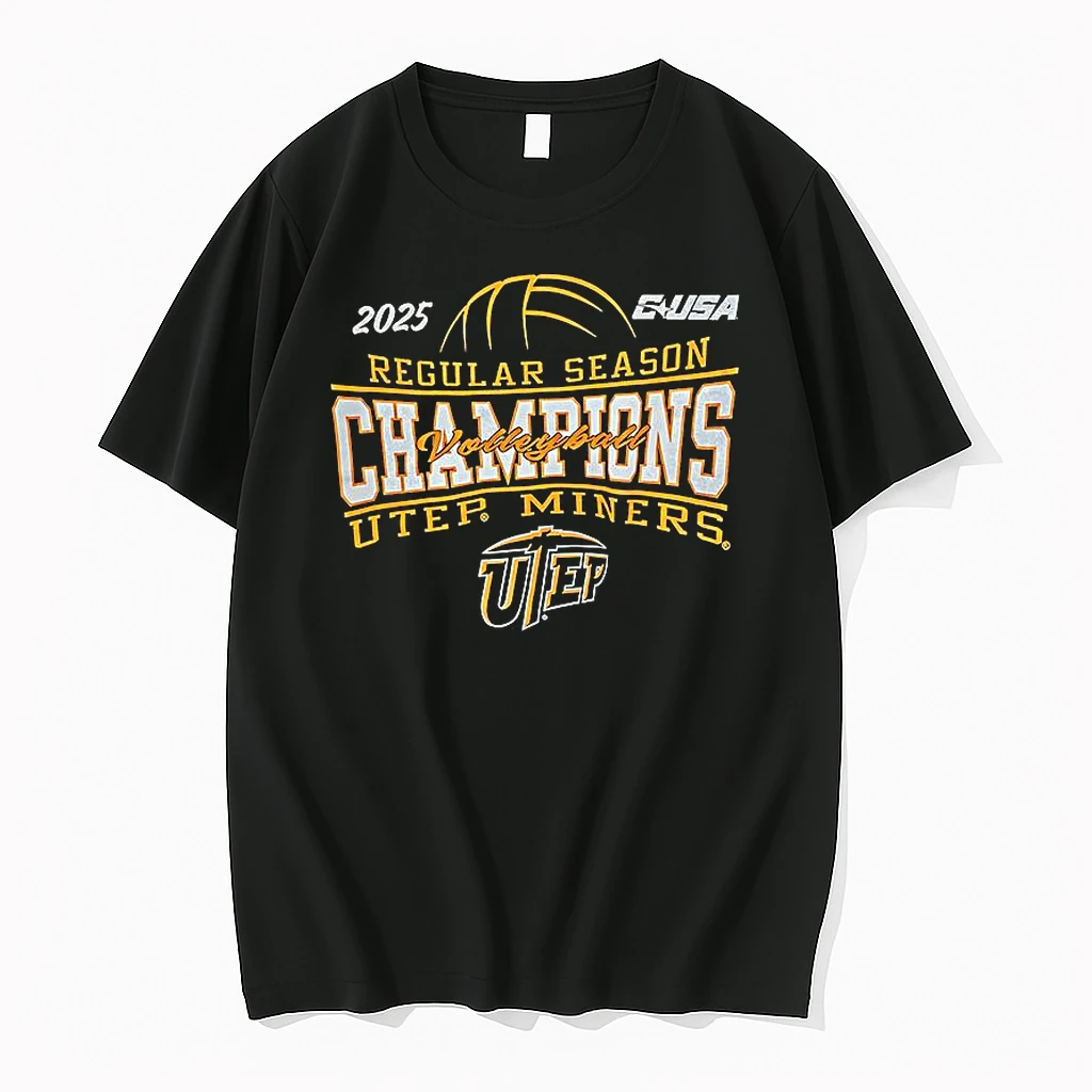 Utep Miners Regular Season Conference Champions 2025 Shirts