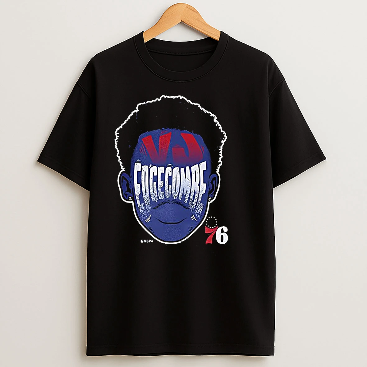 Vj Edgecombe Philadelphia 76ers Nba Silhouette T Shirts