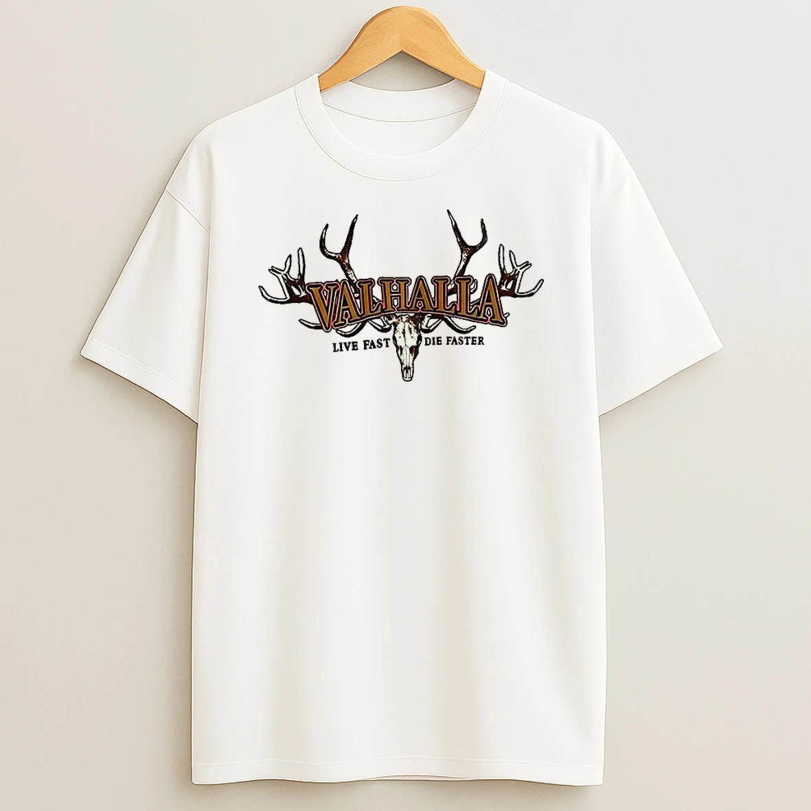Valhalla Live Fast Die Faster Shirts