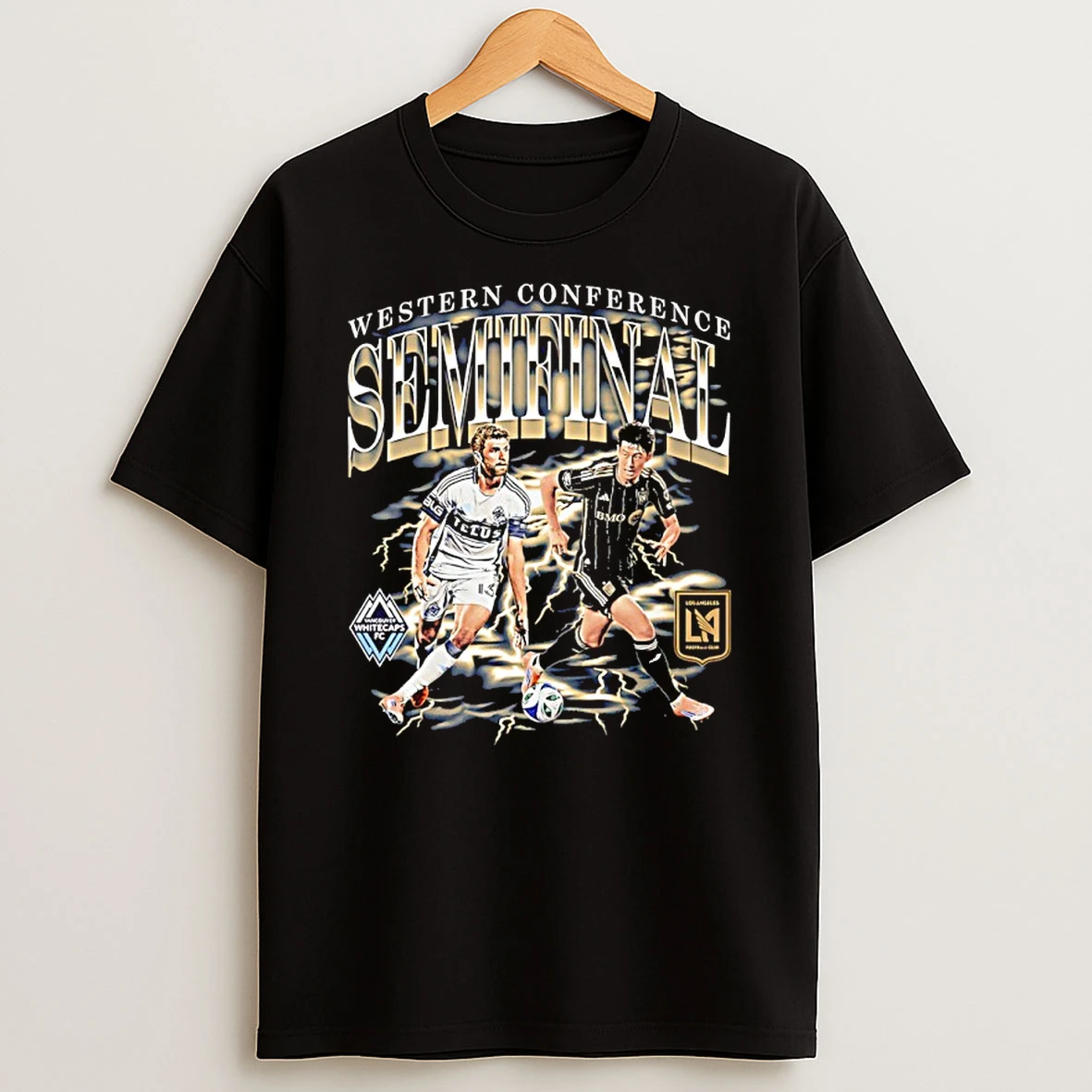Vancouver Whitecaps Fc Vs Lafc 2025 Mls Western Conference Semifinal Matchup Shirts