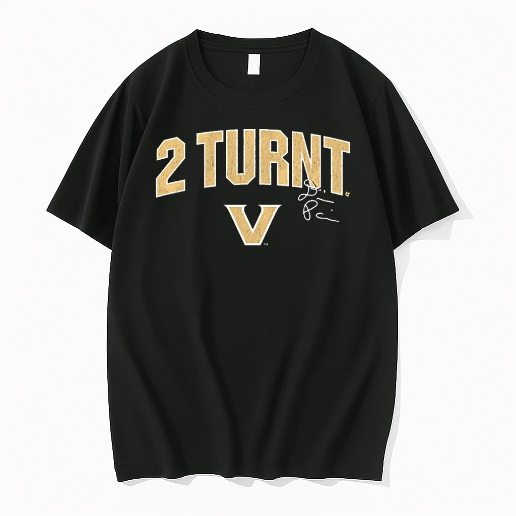 Vanderbilt Commodores Football Diego Pavia 2 Turnt Signature Shirts