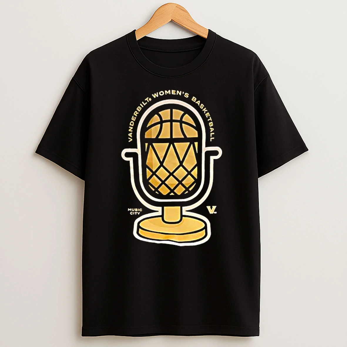 Vanderbilt Womens Basketball Team Microphone Music City Shirts