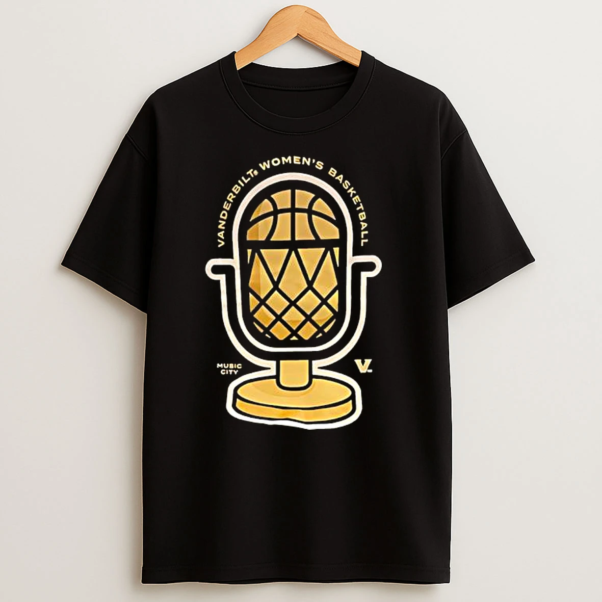 Vanderbilt Womens Basketball Team Microphone Music City T Shirts