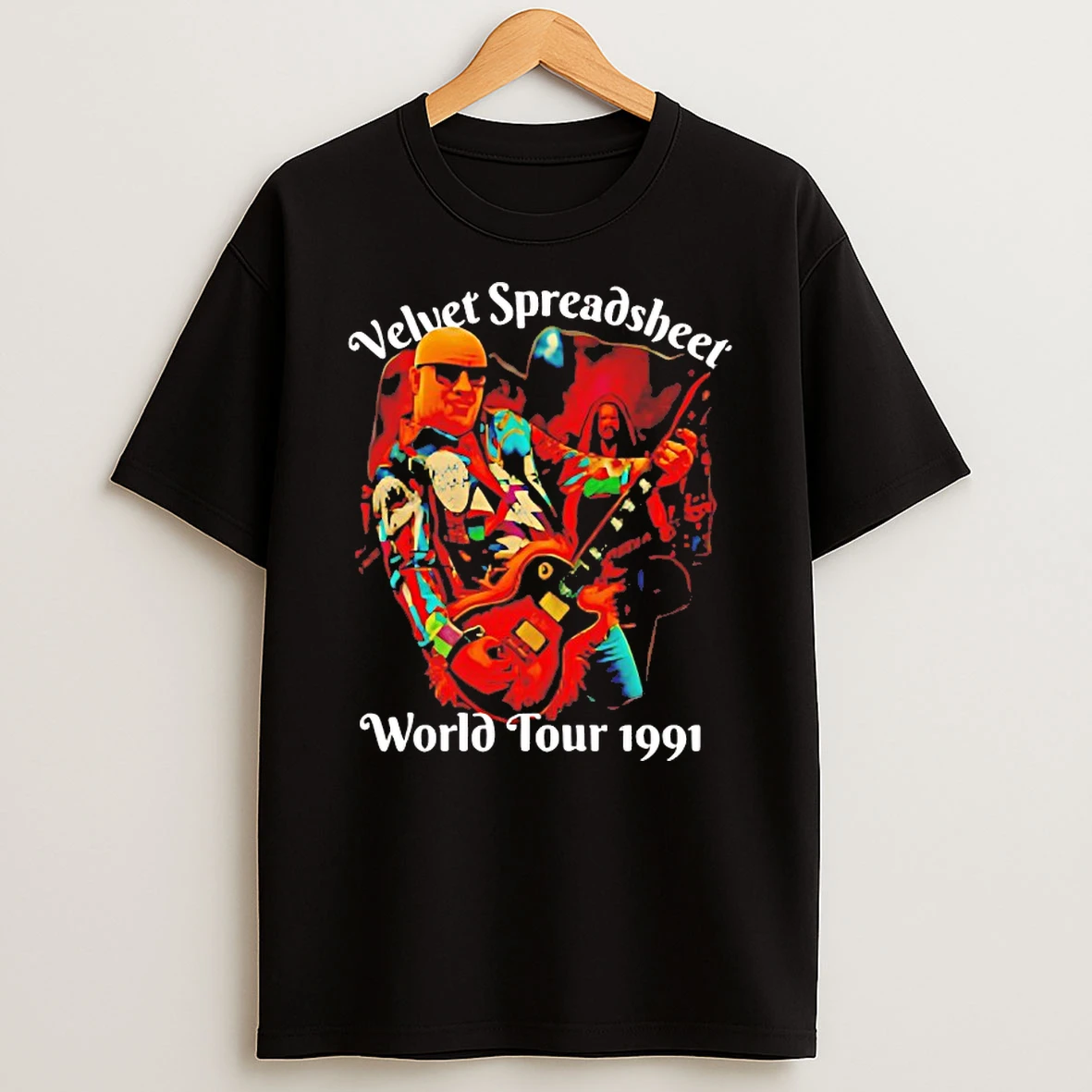 Velvet Spreadsheet World Tour 1991 Shirts
