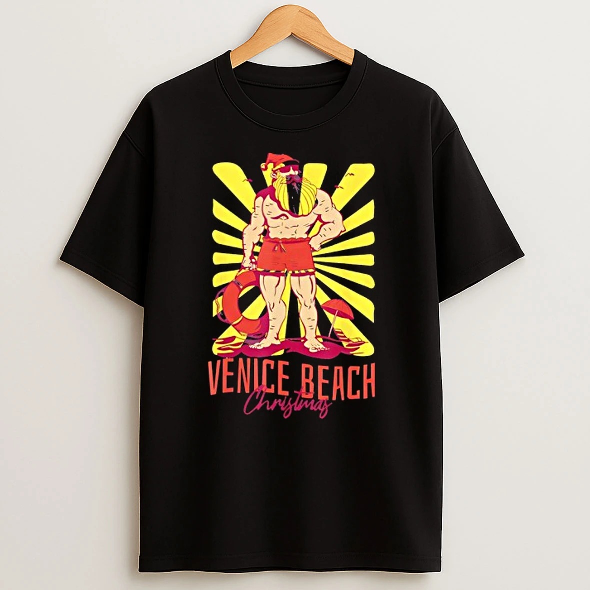 Venice Beach Christmas Lifeguard Shirts