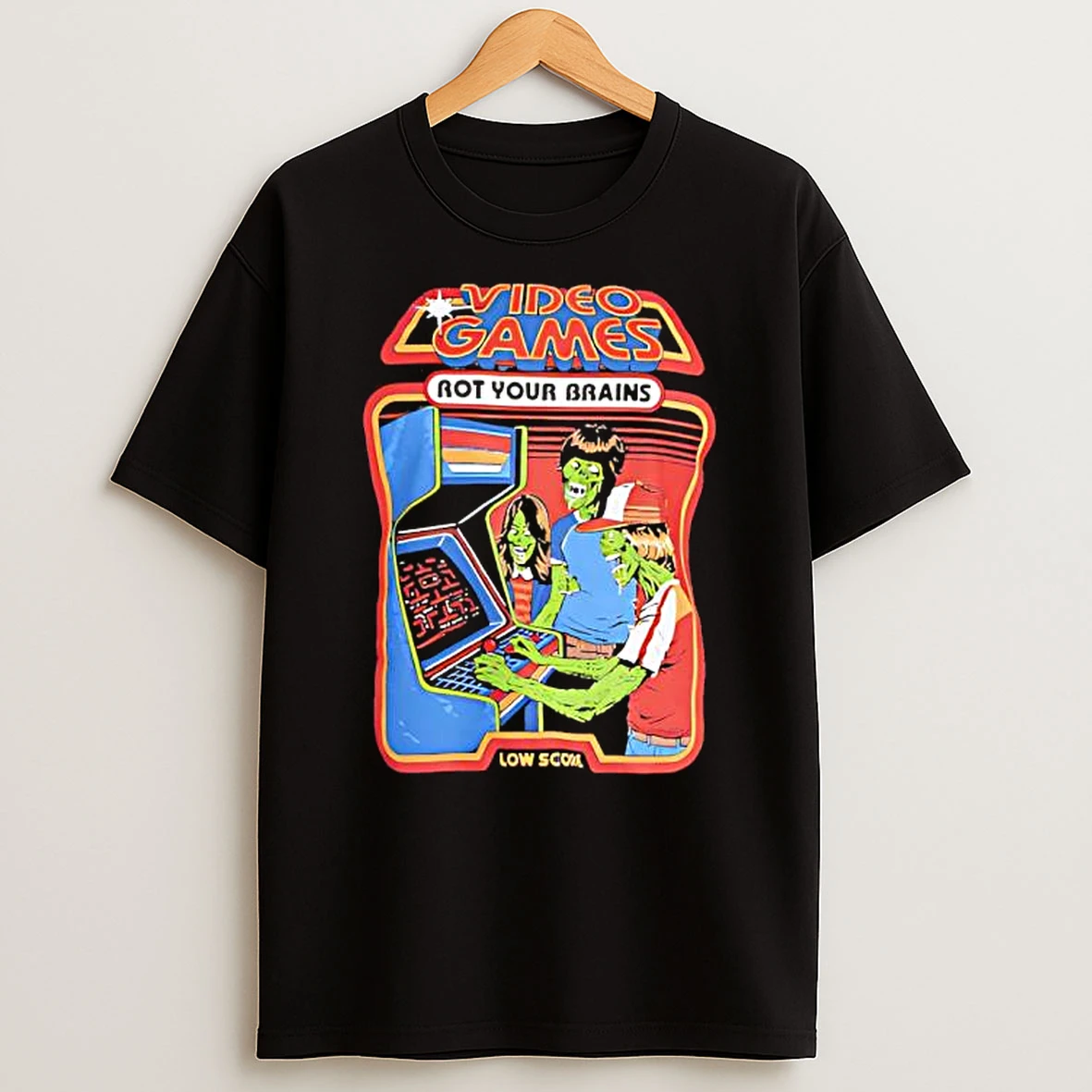 Video Games Rot Your Brain Graphic Shirts