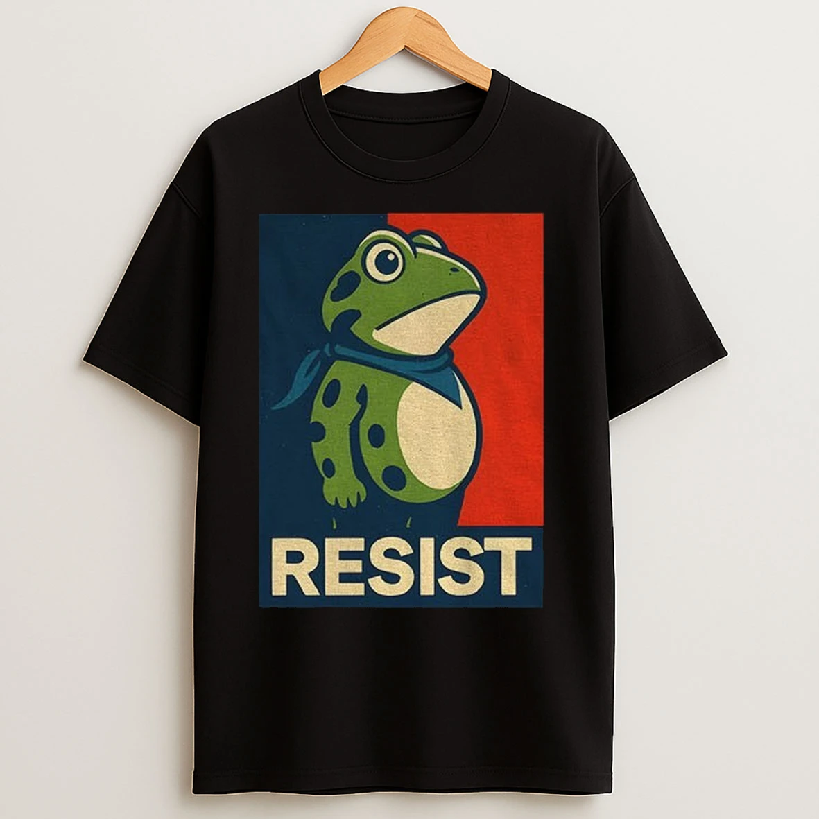 Vintage Activist Resist Portland Frog T Shirts