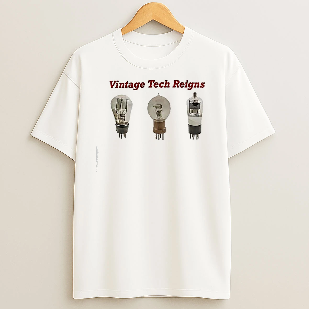 Vintage Tech Reigns Vacuum Tubes T Shirts