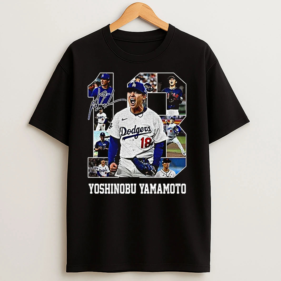 Vintage Yoshinobu Yamamoto 18 Dodgers Mvp 2025 World Series T Shirts
