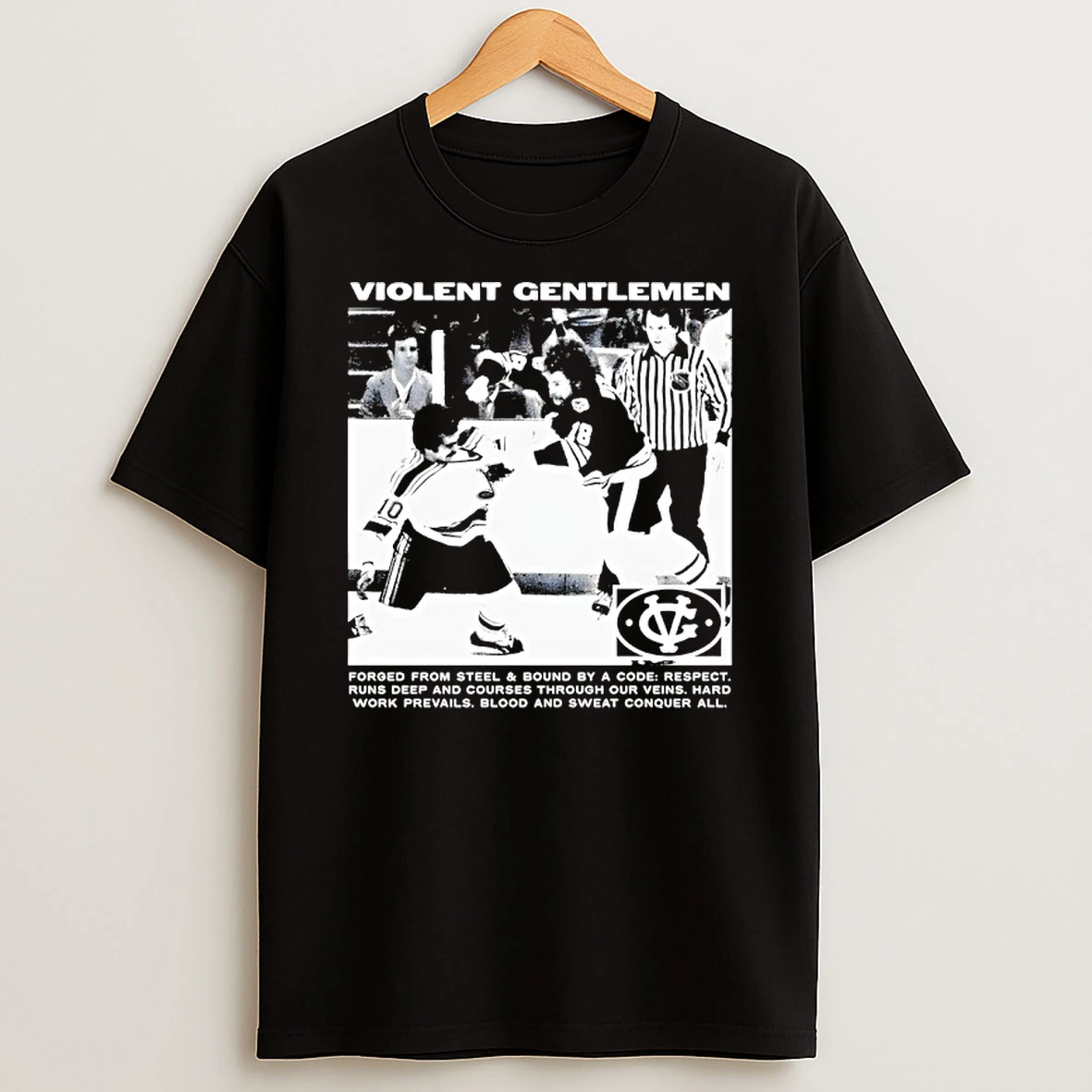 Violent Gentlemen Hockey Club Riot Vintage Shirts