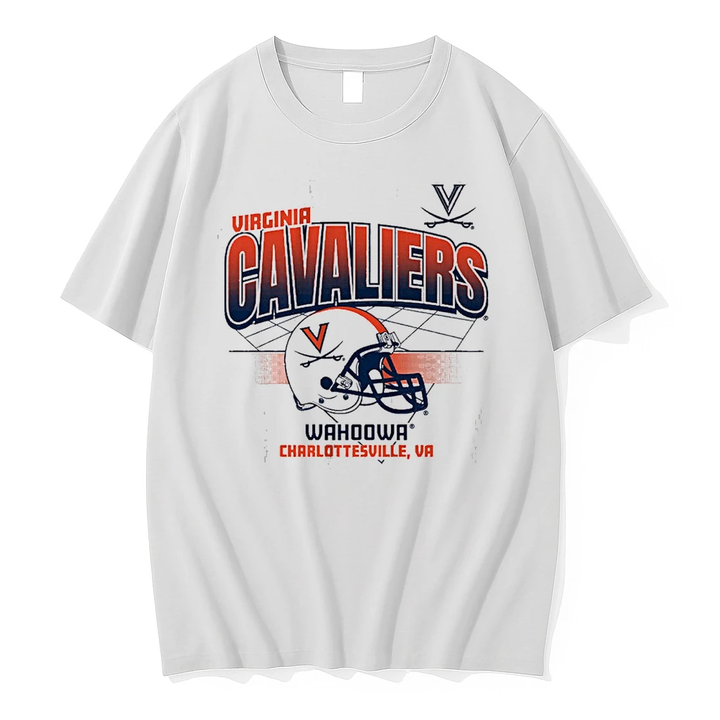Virginia Cavaliers Football Wahoowa Charlottesville Va Helmet Grid Shirts