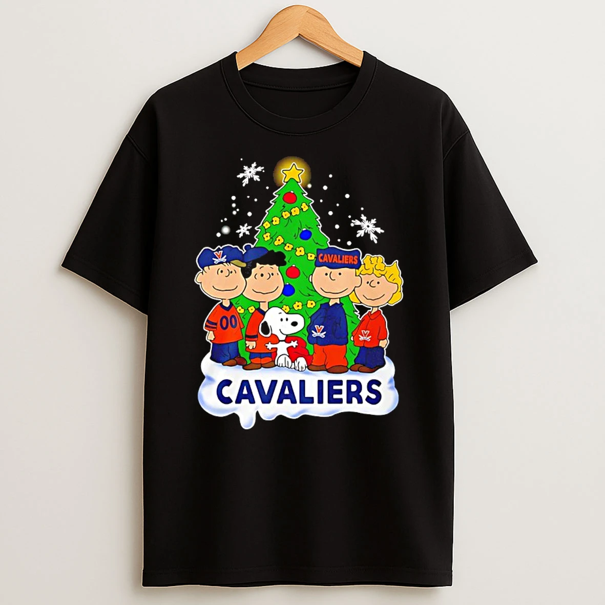 Virginia Cavaliers Snoopy And The Peanuts Christmas 2025 Shirts