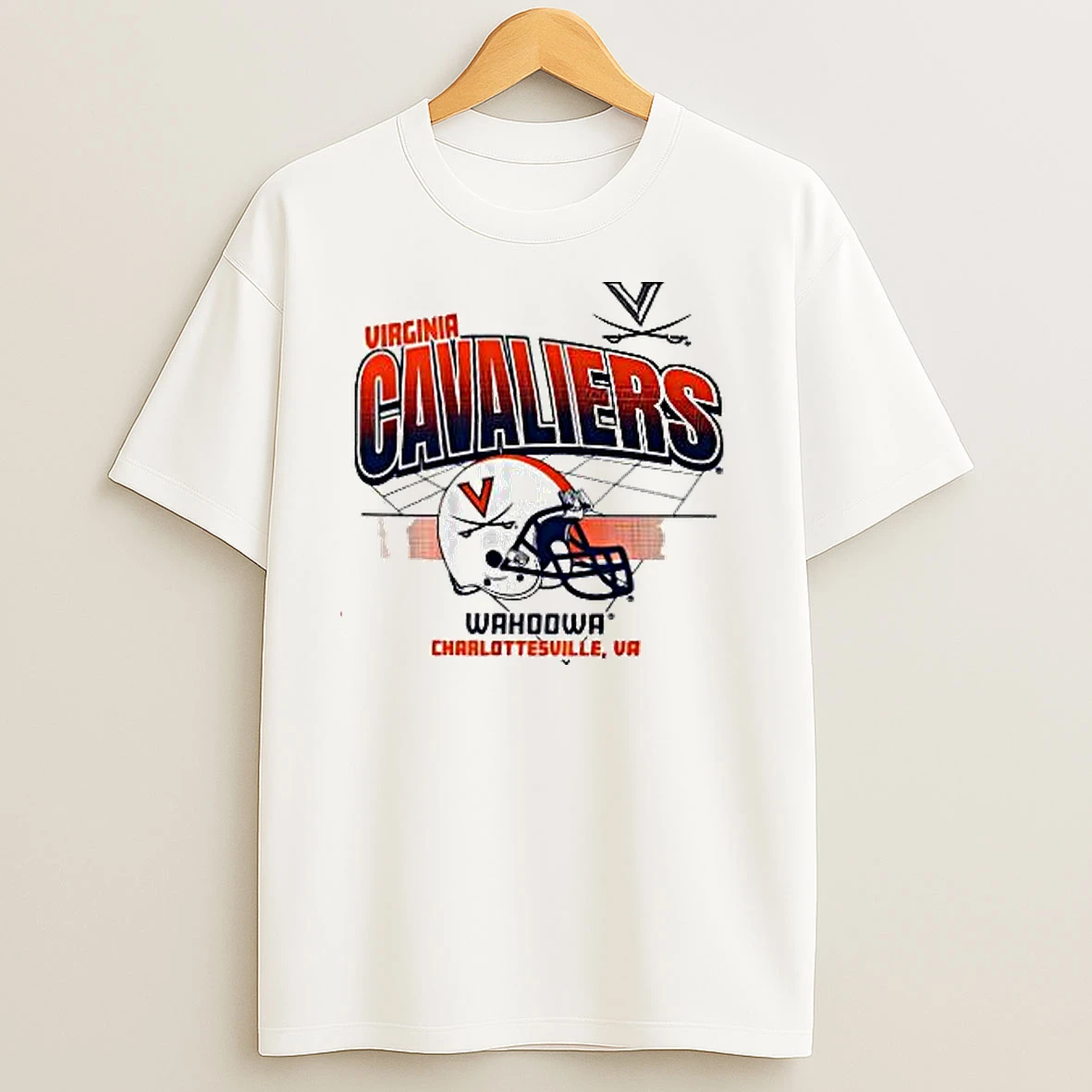 Virginia Football Helmet Grid 2025 Style T Shirts