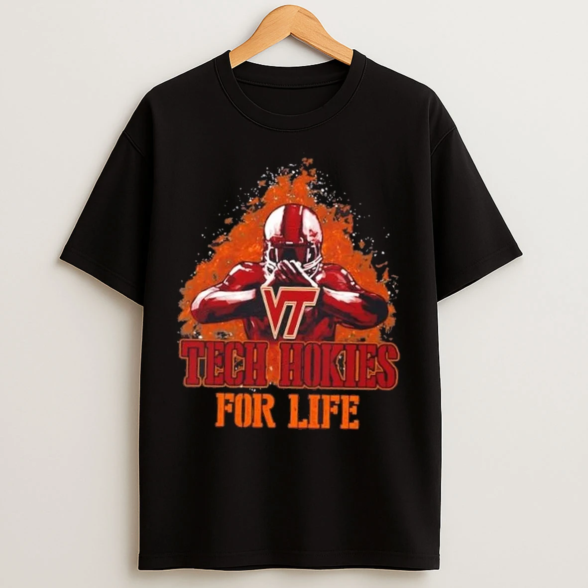 Virginia Tech Hokies Football For Life T Shirts