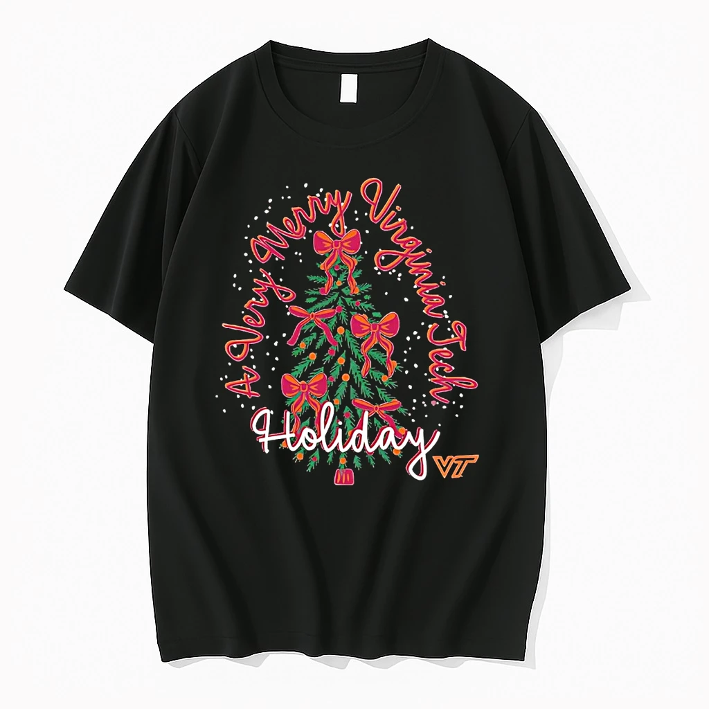 Virginia Tech Hokies A Very Merry Virginia Tech Holiday Christmas Shirts