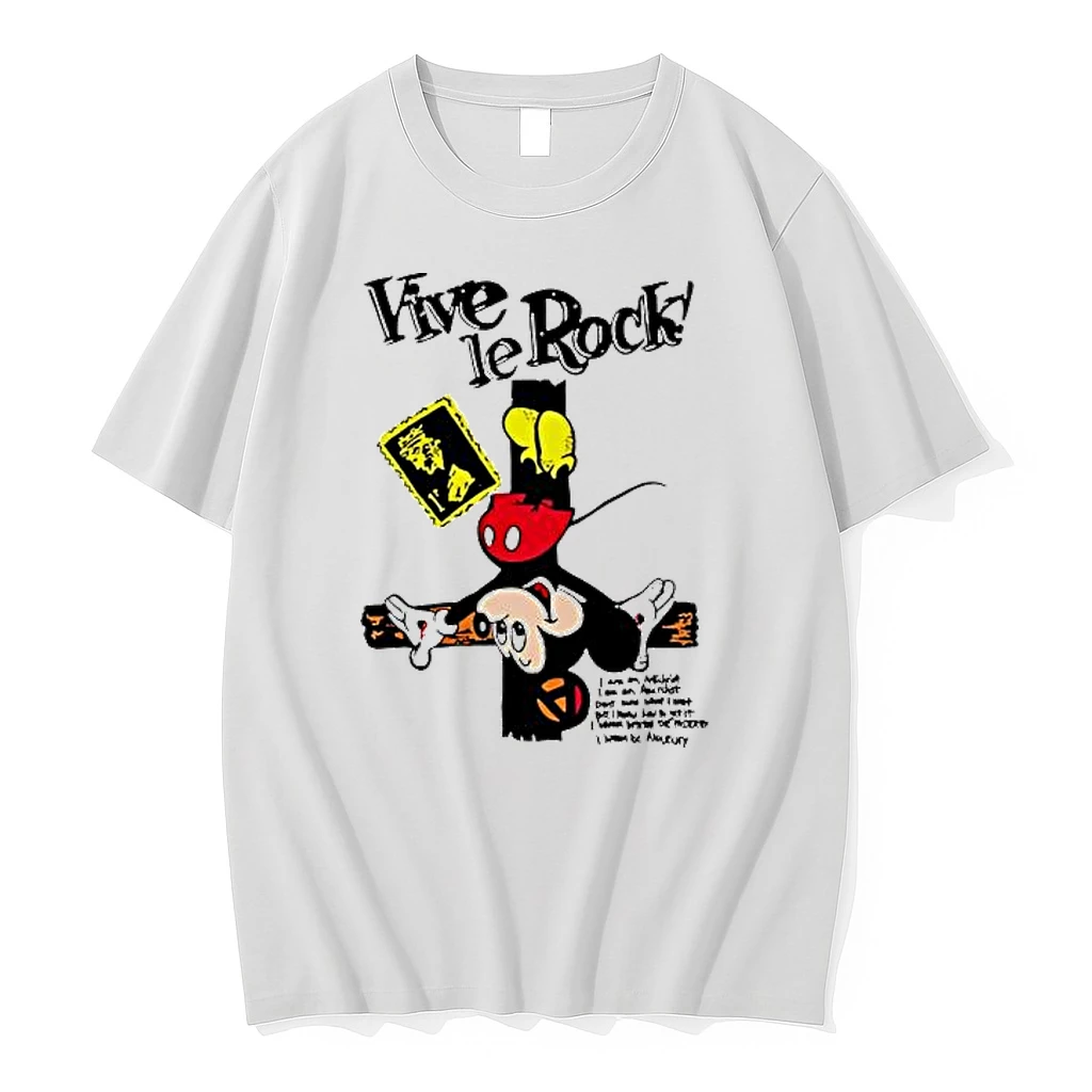 Vive Le Rock Crucified Mickey Mouse Shirts