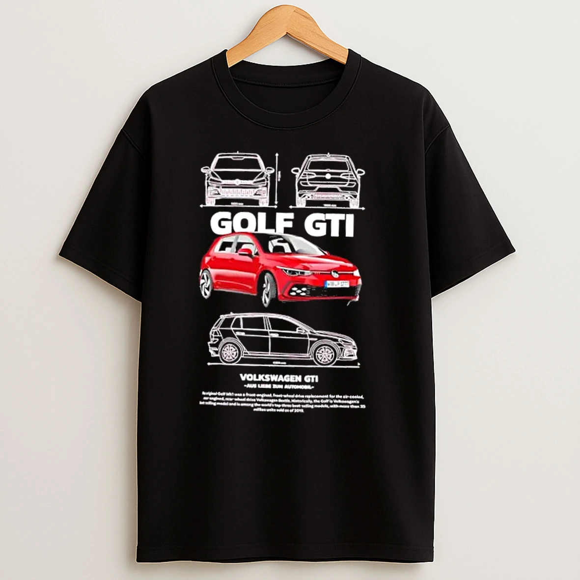 Volkswagen Golf Gti Hot Hatch Car T Shirts