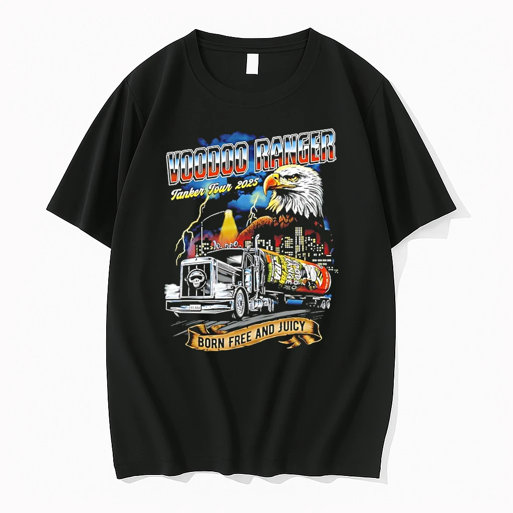 Voodoo Ranger Tanker Tour 2025 Born Free And Juicy Shirts