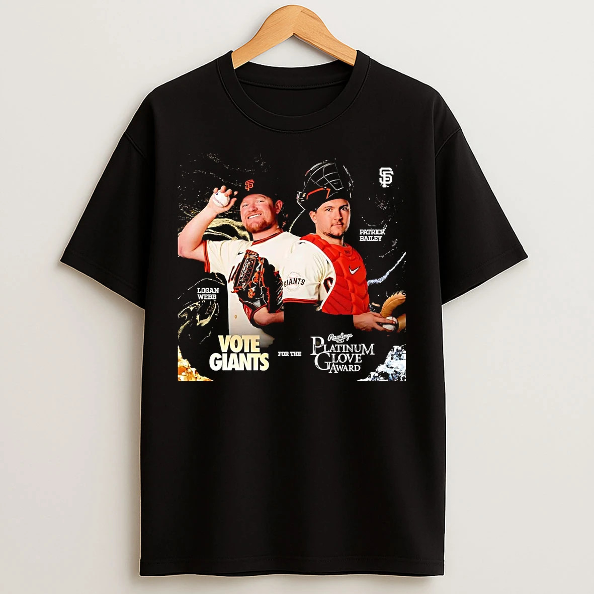Vote Sf Giants For The Rawlings Platinum Glove Award T Shirts