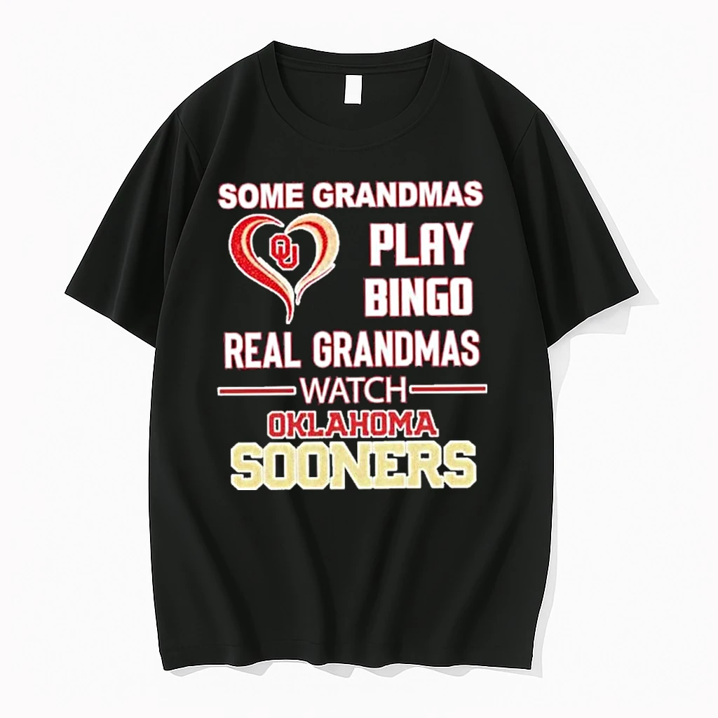 Wk5shsiu Some Grandmas Play Bingo Real Grandmas Watch Oklahoma Sooners 2025 Shirts