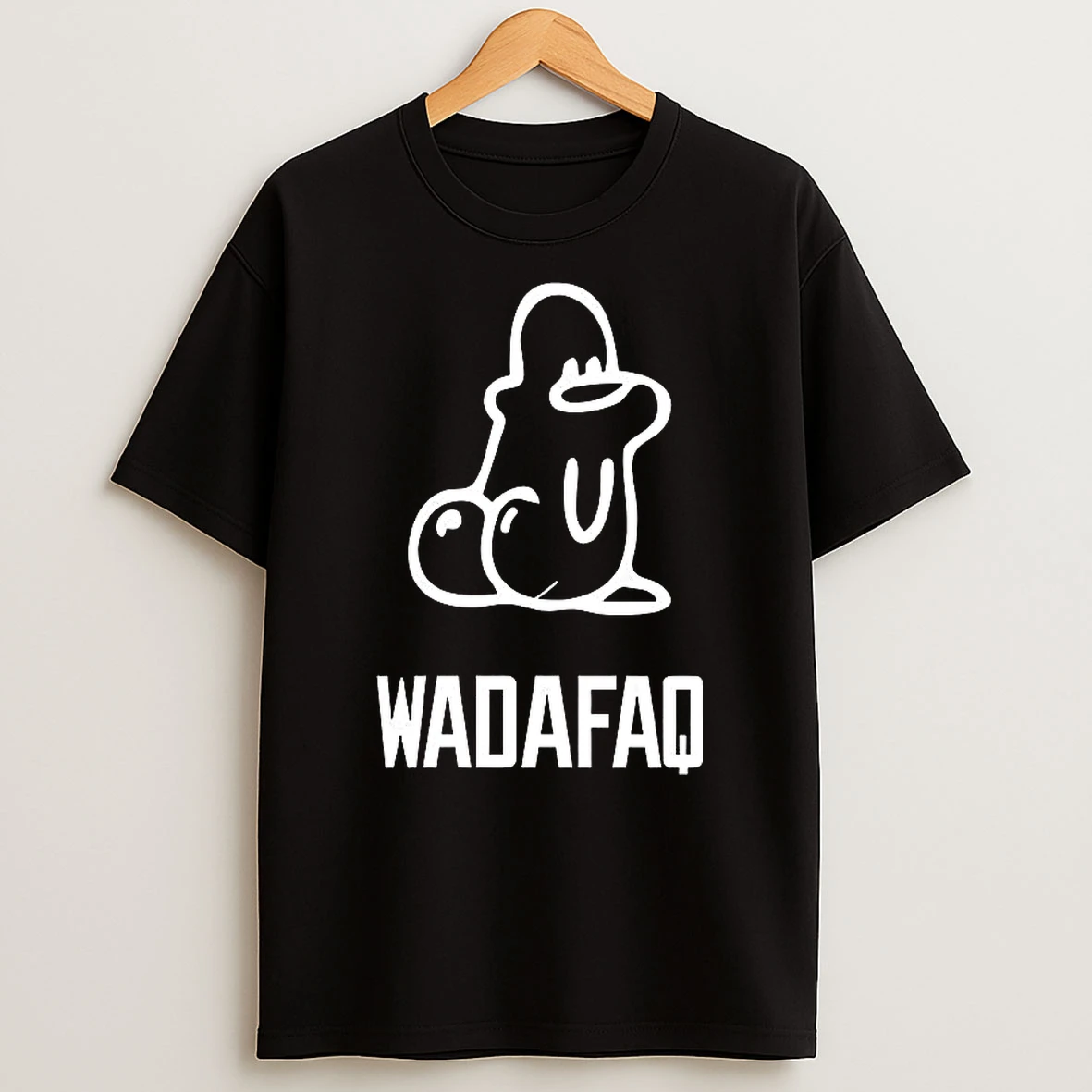 Wadafuq Style Waddle Logo Wadafaq Graphic Shirts