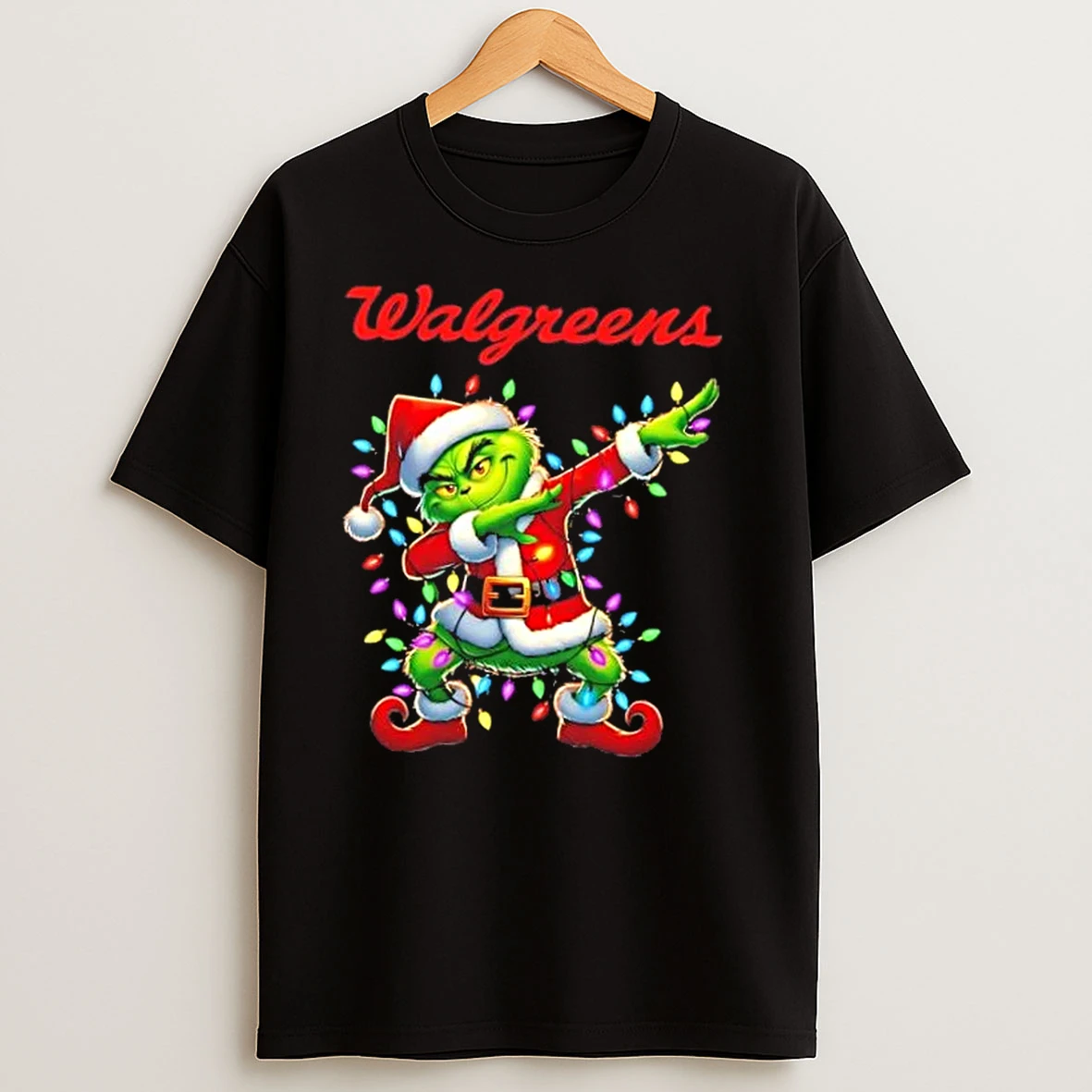 Walgreens Grinch Dabbing Merry Christmas T Shirts