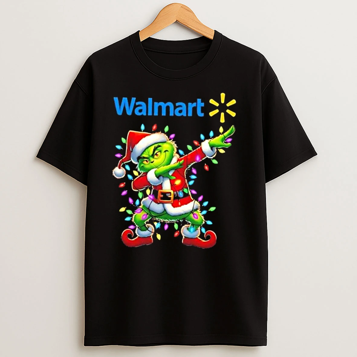 Walmart Grinch Dabbing Merry Christmas T Shirts