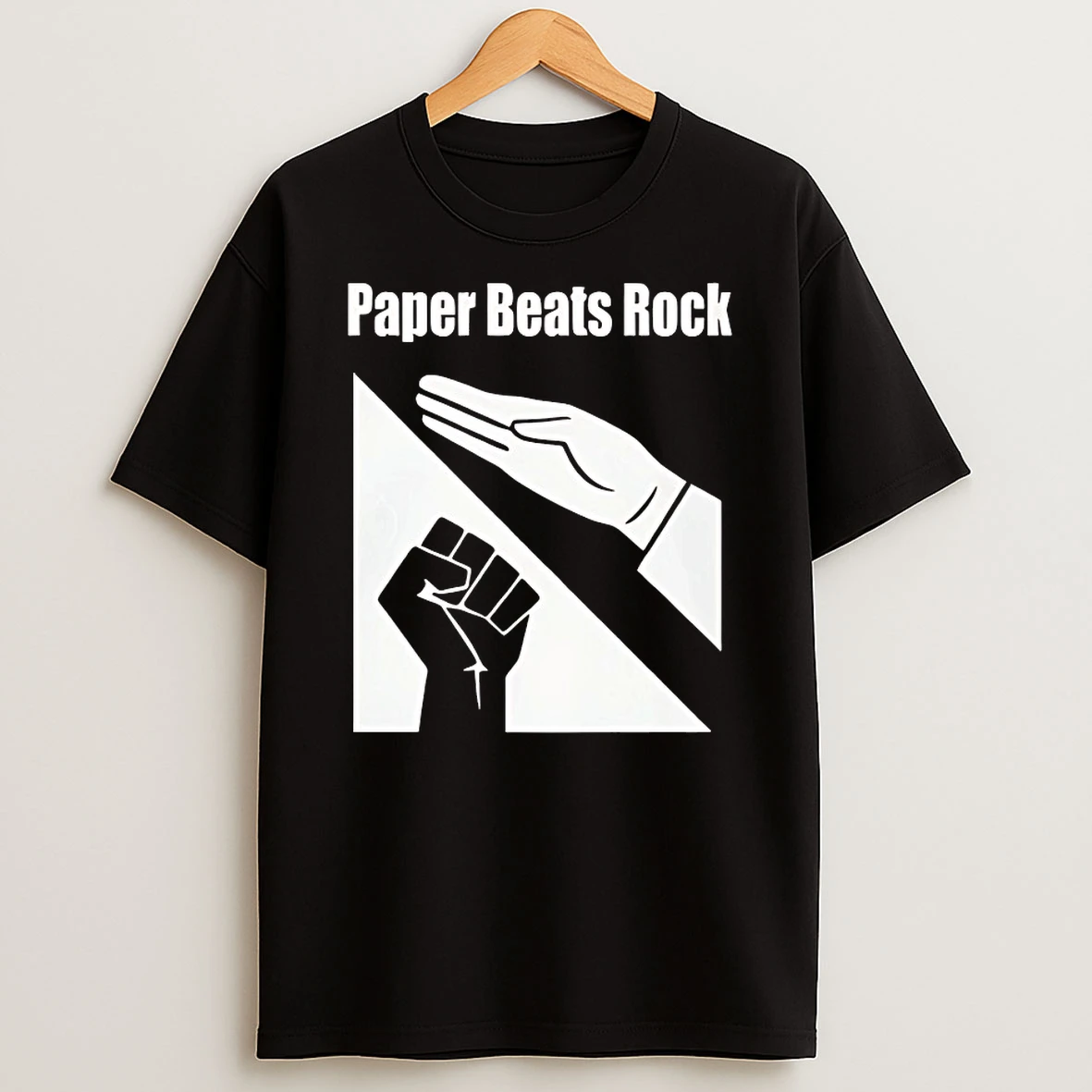 Walmart Nazi Paper Beats Rock Shirts
