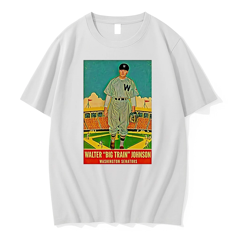 Walter Big Train Johnson Washington Senators Shirts