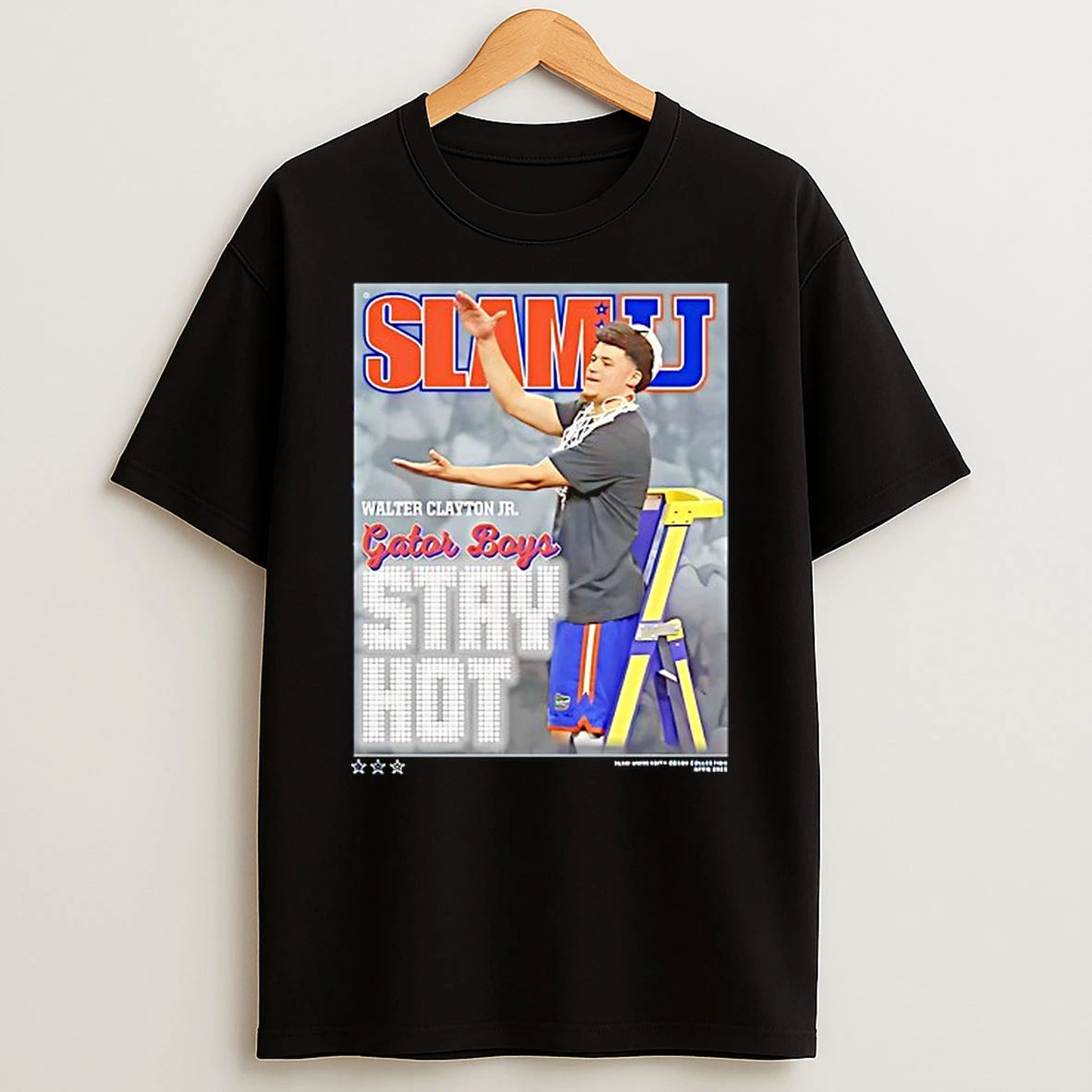 Walter Clayton Jr Slam Florida Gators Charcoa Utah Jazz Stay Hot Shirts
