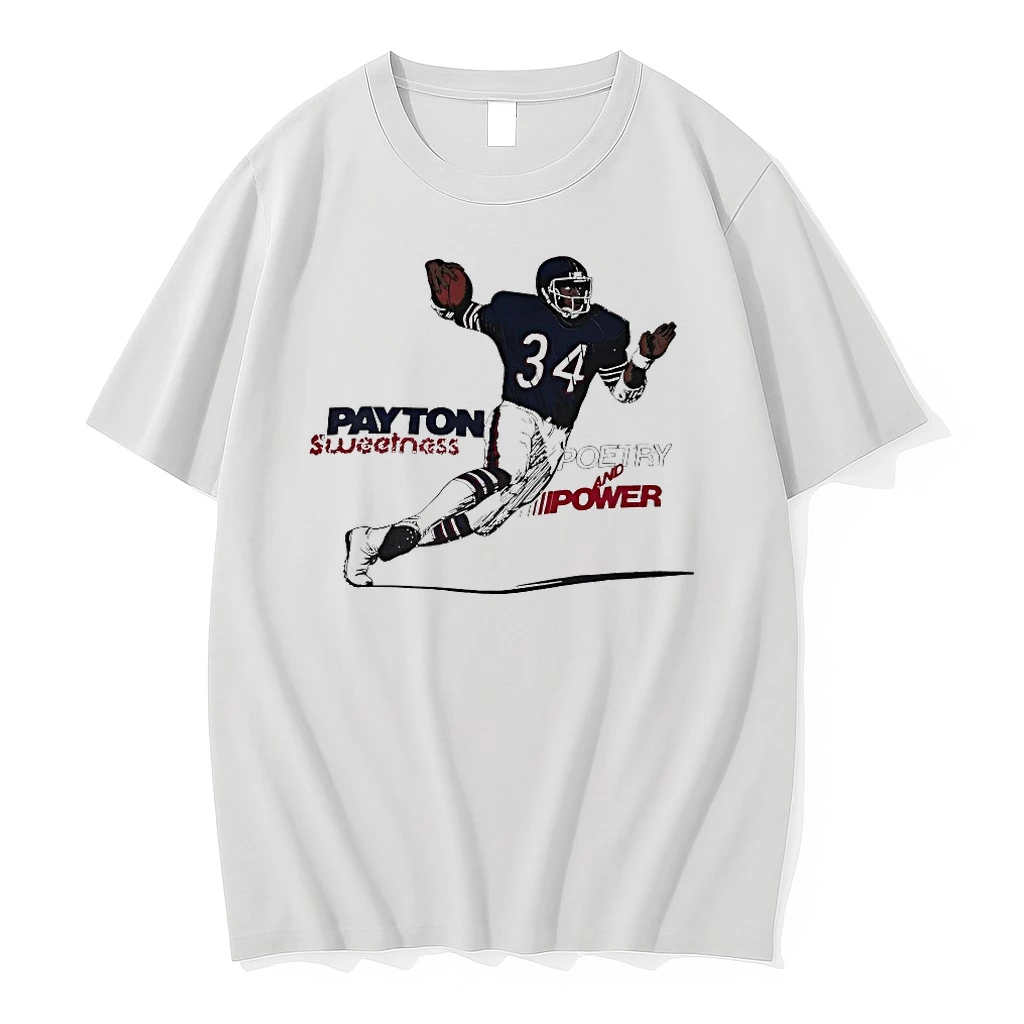 Walter Payton Chicago Bears Sweetness Poetry And Power Shirts