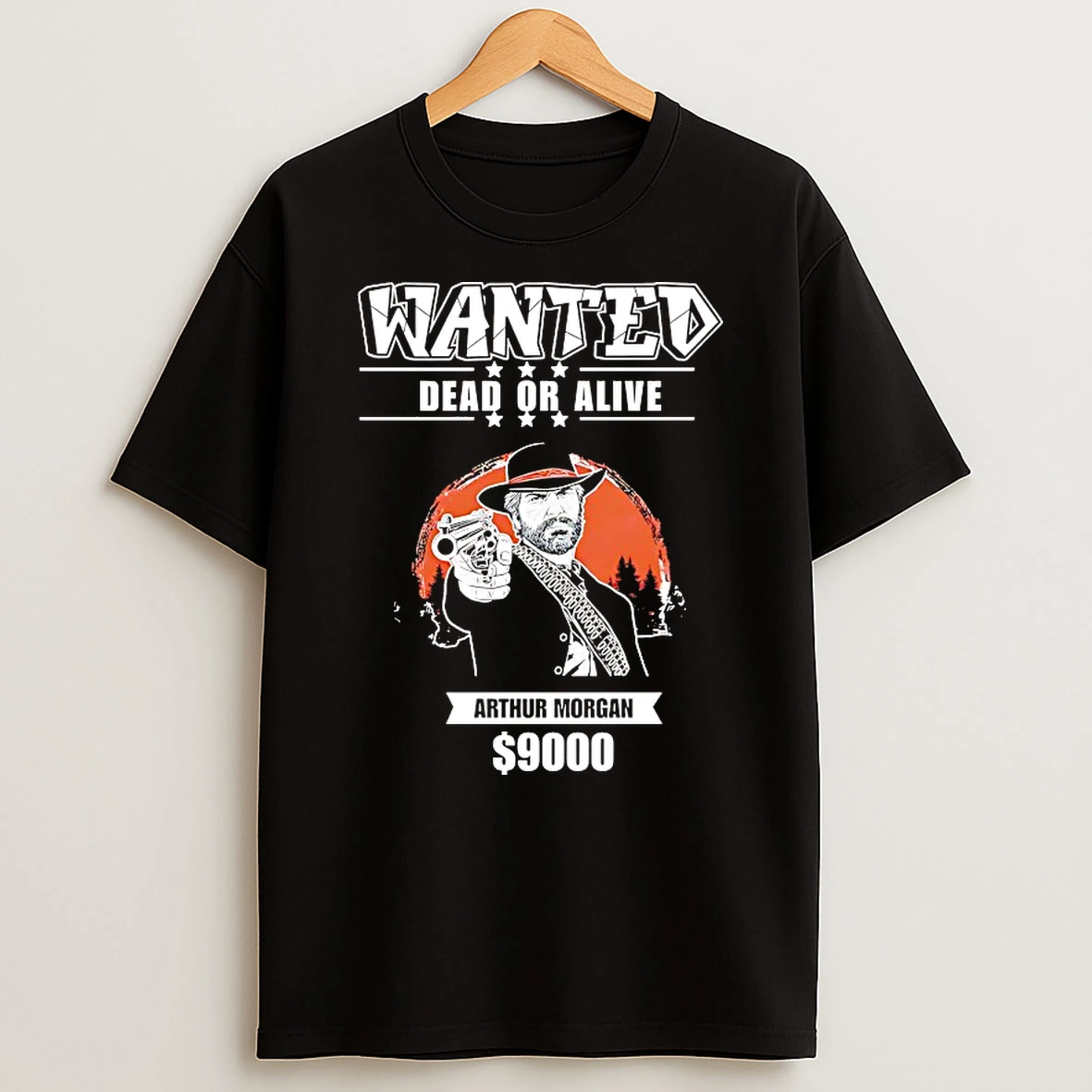 Wanted Dead Or Alive Arthur Morgan 9000 Shirts