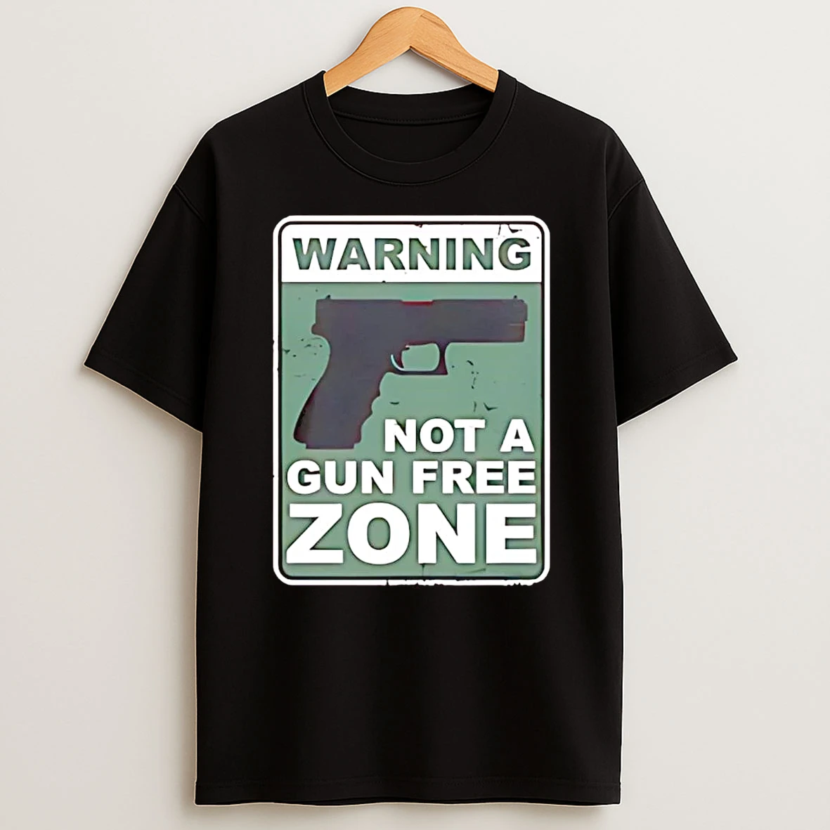 Warning Not A Gun Free Zone Shirts