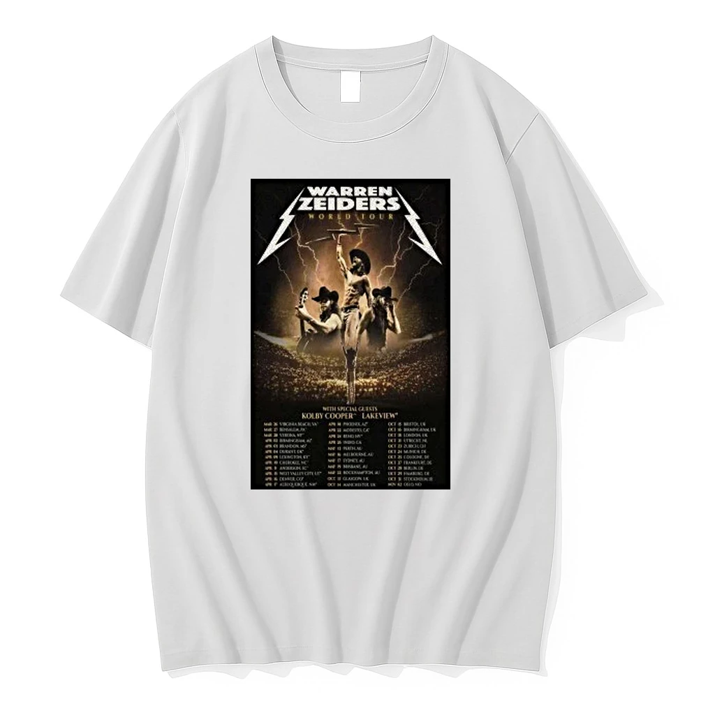 Warren Zeiders World Tour 2025 2026 Shirts