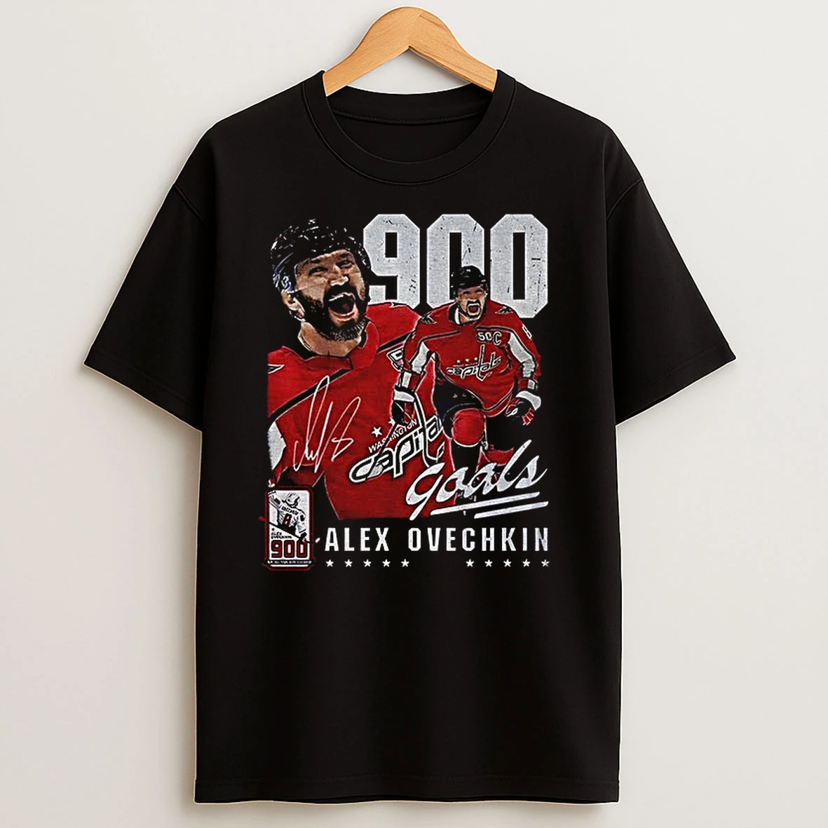 Washington Alex Ovechkin 900 Goals Signature T Shirts