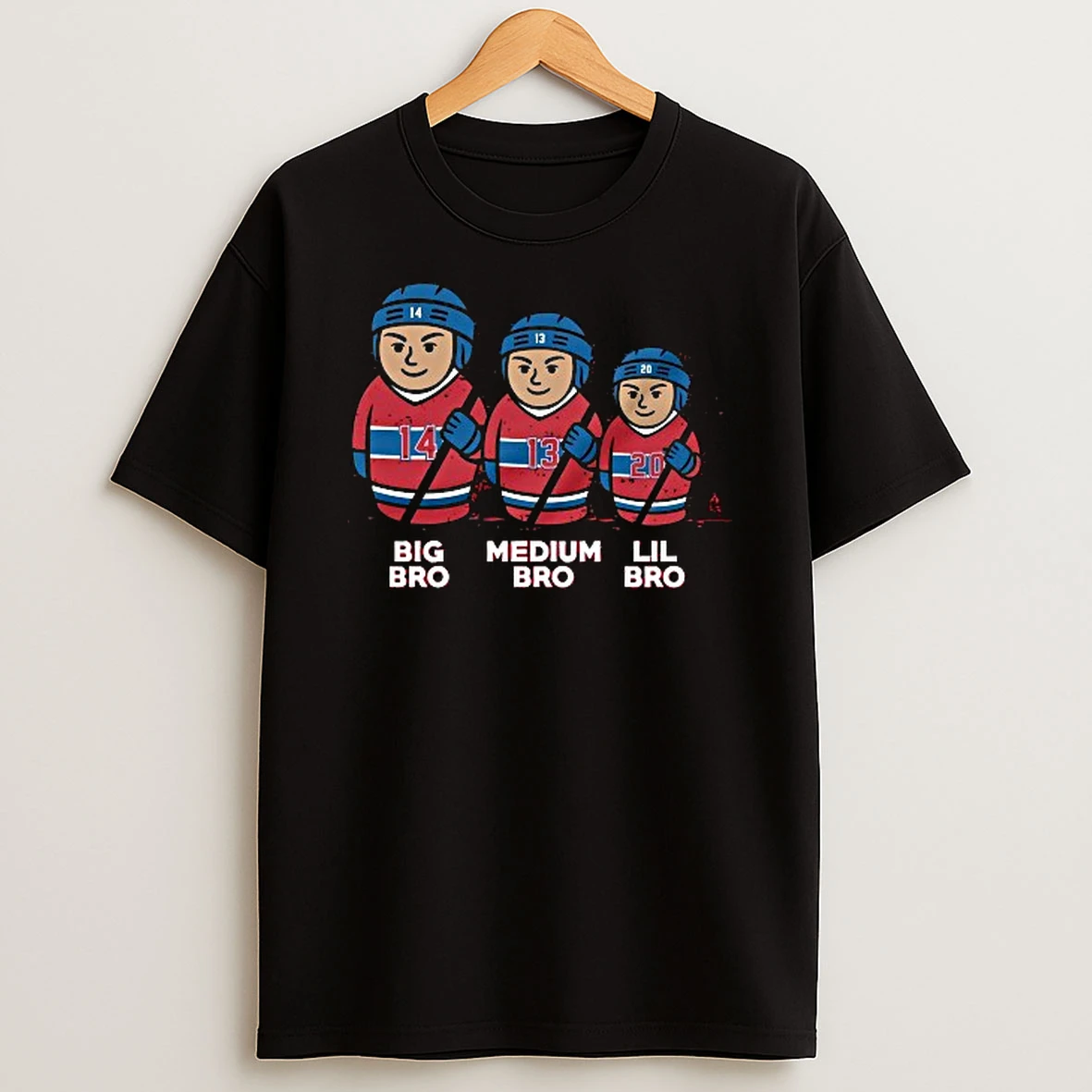 Washington Capitals Montreal Big Bro Medium Bro Lil Bro 3 Bros Shirts