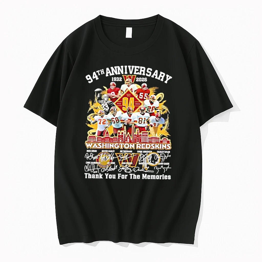 Washington Commanders 94th Anniversary 1932 2026 Signatures Team Legends Shirts