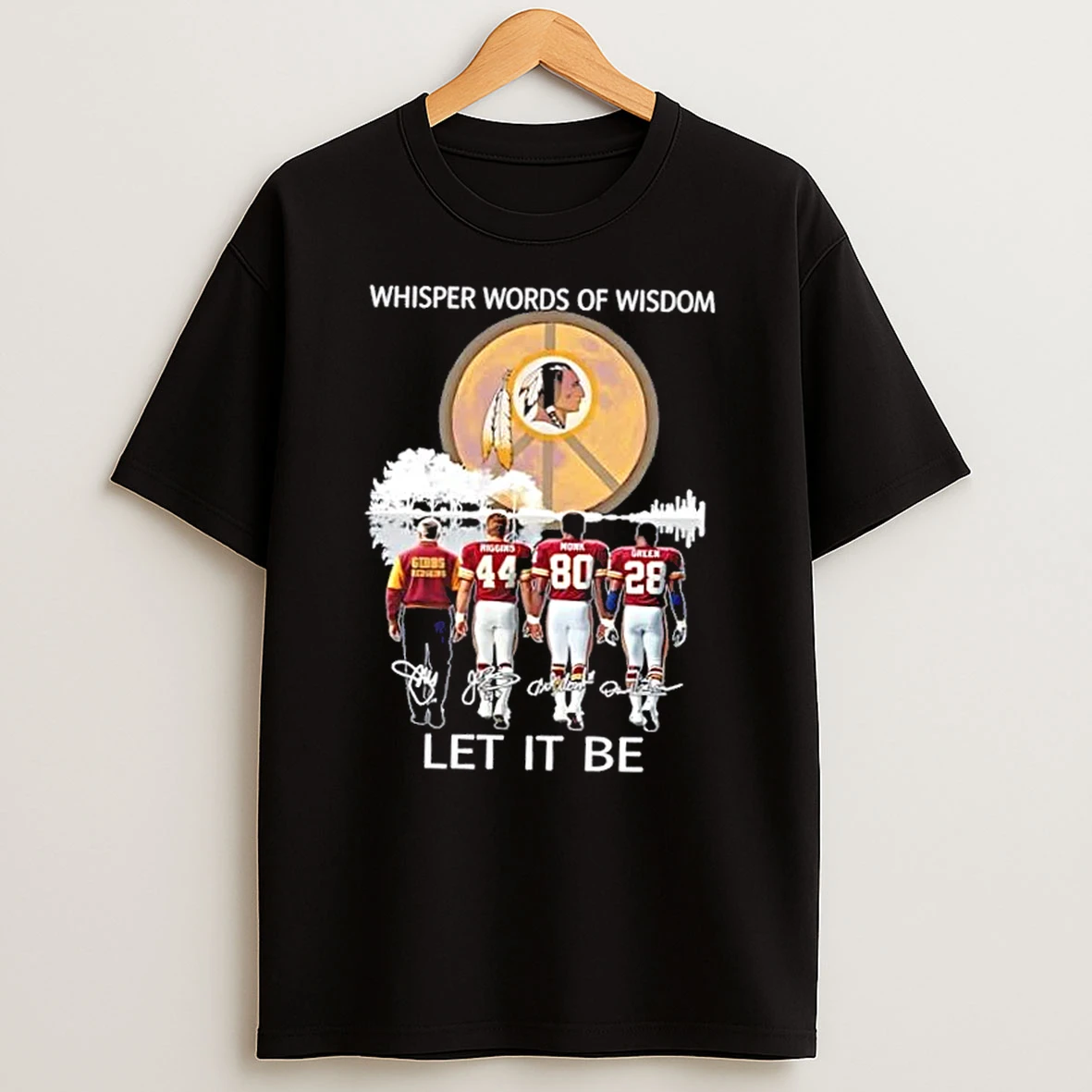 Washington Commanders Gibbs And Legends Whisper Words Of Wisdom Let It Be Signatures Shirts