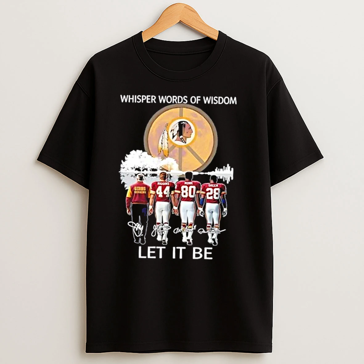 Washington Commanders Gibbs And Legends Whisper Words Of Wisdom Let It Be Signatures T Shirts