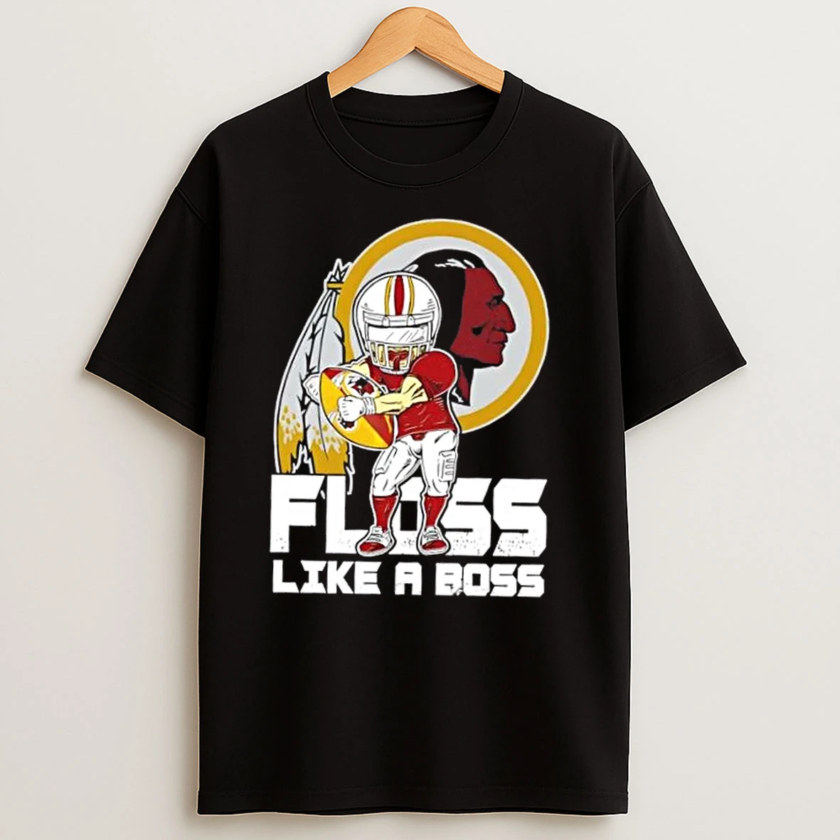 Washington Redskins Floss Like A Boss T Shirts