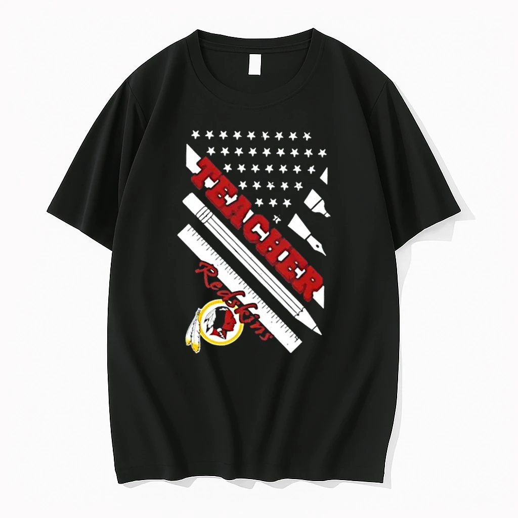 Washington Redskins Football X Teacher American Flag Shirts